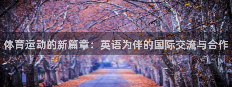 3377体育官方正版app科技：体育运动的新篇章：英语为伴的